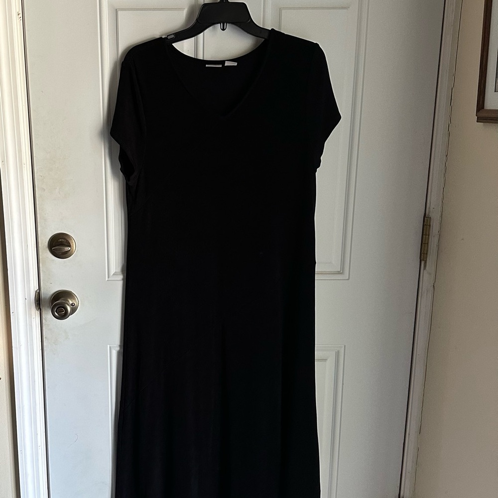 Elegant Black Women's Dress- Chico’s Travelers